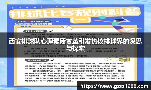 西安排球队心理素质变革引发热议排球界的深思与探索